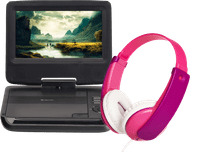 Denver MT 792 + JVC HA-KD7 Pink