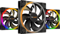 be quiet! Light Wings PWM 140x140x25 - Triple Fan Kit