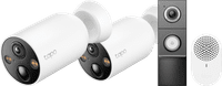 TP-Link Tapo C460 Duo Pack + D235 Smart Battery and Wired Doorbell