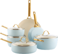 GreenPan Padova Reserve Batterie de Cuisine 10 Pièces Light Blue