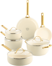 GreenPan Padova Reserve Batterie de Cuisine 10 Pièces Cream White