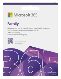 Microsoft 365 Family NL Subscription 1 Year
