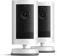 Ring Outdoor Cam Plus Battery White Duo Pack