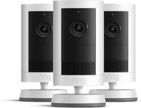 Ring Outdoor Cam Plus Battery White 3-pack