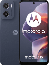 Motorola Moto E15 64GB Donkerblauw 4G