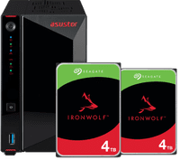 ASUSTOR AS5402T + Seagate IronWolf 8TB (2x 4TB)