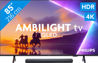 Philips Ambilight 85 inches PUS8500 QLED 4K (2025) + JBL Soundbar 300 M2 Black