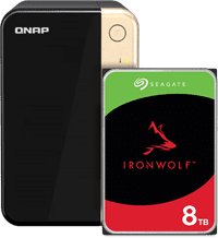 QNAP TS-264-8G Seagate IronWolf 8TB