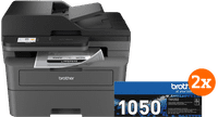 Brother DCP-L2660DW + 2 Extra Black Toner Cartridges