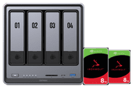 UGREEN NASync DXP4800 + Seagate Ironwolf 8TB Duo Pack