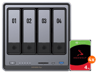 UGREEN NASync DXP4800 Plus + Seagate Ironwolf 4TB 4-Pack