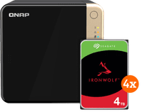QNAP TS-464-8G + Seagate IronWolf 16TB (4x 4TB)