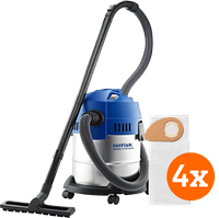 Nilfisk Buddy II 18 Inox + Nilfisk Vacuum Cleaner Bags for Buddy II (4x)