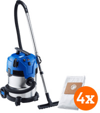 Nilfisk Multi II 22 Inox + Nilfisk Stofzak voor Multi II (4x)