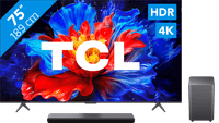 TCL 75" QLED P81K 4K (2025) + TCL S55H 2.1 Soundbar