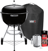 Weber Bar-B Kettle 57 cm Zwart Starterspakket