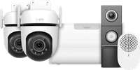 TP-Link Tapo C530WS Duo Pack + H500 Smart HomeBase + D235 Smart Battery & Wired Doorbell