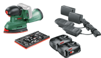 Bosch Universal Sander 18V-10 2.5Ah Battery (2x) Starter Pack
