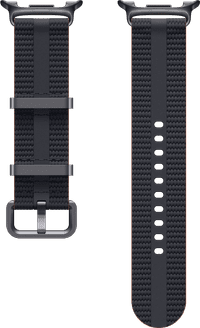 Samsung Galaxy Watch 8 Series Athleisure Bandje Donkergrijs S/M