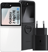 Samsung Galaxy Z Flip 7 FE 128GB Wit 5G + Accessoirepakket