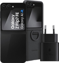 Samsung Galaxy Z Flip 7 FE 256GB Zwart 5G + Accessoirepakket