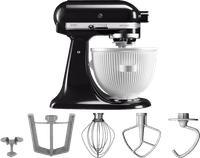 KitchenAid Artisan Mixer 5KSM125 Onyx Black + Ice Cream Maker