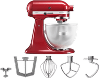 KitchenAid Artisan Mixer 5KSM125 Empire Red + Ice Cream Maker