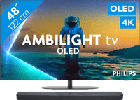 Philips Ambilight 48 inches OLED810 4K (2025) + JBL Bar 300 M2 Black