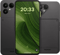 Fairphone 6 256GB Black 5G + Fairphone 6 Protective Back Cover Black