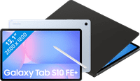 Samsung Galaxy Tab S10 FE Plus 13.1 inches 256GB WiFi Light Blue + BlueBuilt Book Case Black