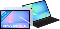 Samsung Galaxy Tab S10 FE Plus 13,1 inch 128GB Wifi Lichtblauw + Toetsenbord Hoes QWERTY