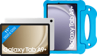 Samsung Galaxy Tab A9 Plus 11 inches 8GB/256GB WiFi Silver + BlueBuilt Kids Cover Blue