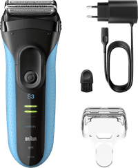 Braun Series 3+ 3040S Blauw