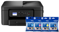 Brother DCP-J1360DW + 1 set extra cartridges