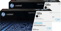 HP 135X LaserJet Toner Cartridge Black (2 units)