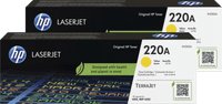 HP 220A LaserJet Toner Cartridge Yellow (2 units)