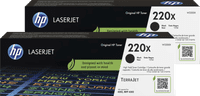 HP 220X LaserJet Toner Cartridge Black (2 units)
