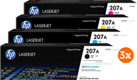 HP 207A Toner Combo Pack (3 stuks)