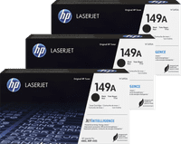 HP 149A LaserJet Toner Cartridge Black (3 units)