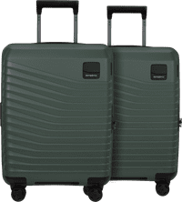 Samsonite Intuo Expandable Spinner 55cm Duo Pack Olive Green