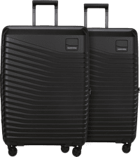 Samsonite Intuo Expandable Spinner 75cm Duo Pack Black