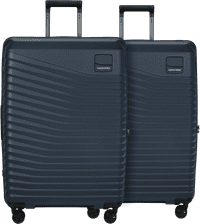 Samsonite Intuo Expandable Spinner 75cm Duo Pack Blue Nights