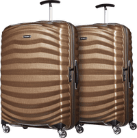 Samsonite Lite-Shock Spinner 75cm Duo Pack Sand