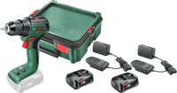 Bosch UniversalDrill 18V-60 2,5 Ah Accu (2x) SystemBox S Starterspakket