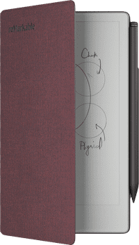 reMarkable Paper Pro Move Mosaic Weave Book Folio Red