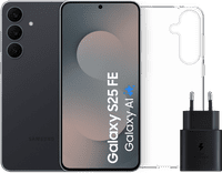 Samsung Galaxy S25 FE 128GB Zwart 5G + Accessoirepakket