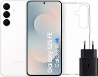Samsung Galaxy S25 FE 256GB White 5G + Accessory Pack