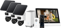 EufyCam S4 3-Pack + HomeBase 3 + Video Doorbell E340 + Smart Display E10