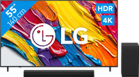 LG 55" QNED82 4K (2025) + LG DS40T