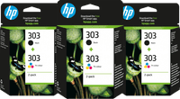 HP 303 4-Kleuren Pack (3 stuks)